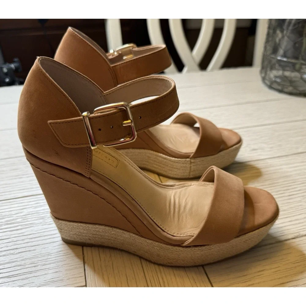 Antonio‎ Melani Women Tan Leather Strappy Espadrille 4